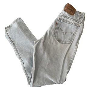 Vintage ‘94 Orange tab Levi's 951 light wash straight leg jeans Size 8
